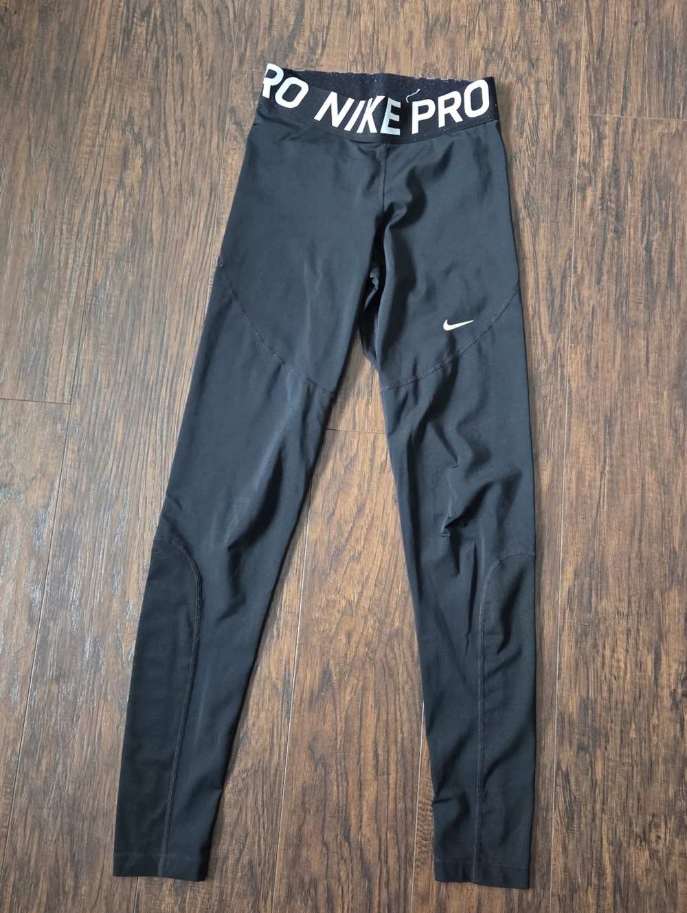 Nike Women's Pro Compression Leggings - Black - Picture 2 of 4